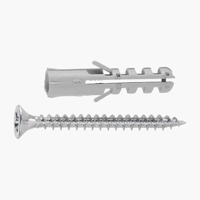 Plugg med skrue, 6 mm v:6024355 Plugg med skrue, 6 mm v:6024355