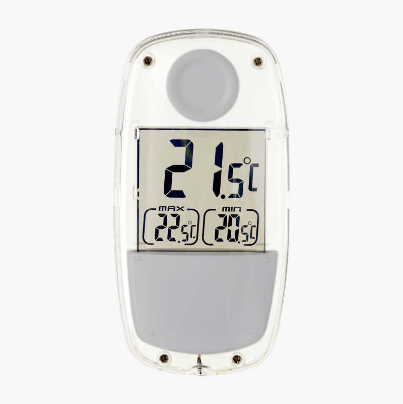 Solcelledrevet vindustermometer v:6281574