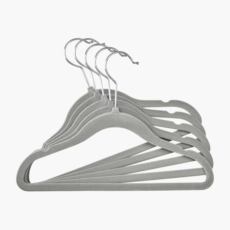 Kleshengere for barn, sklisikre, 5-pakning v:7922822