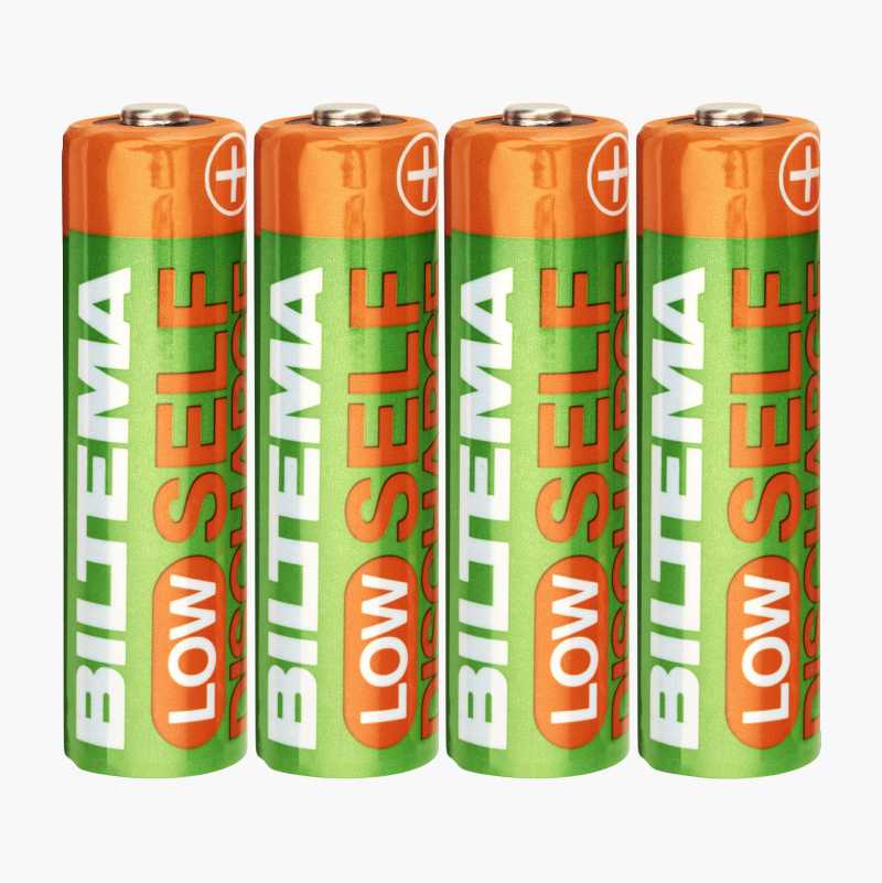 Oppladbart AA-batteri, 2450 mAh, 4-pk. v:1491103 Oppladbart AA-batteri, 2450 mAh, 4-pk. v:1491103