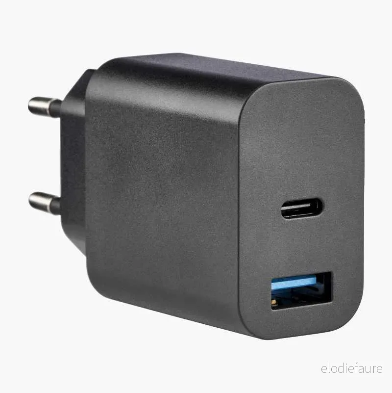 Hurtiglader USB A + C, 20 W v:9397905
