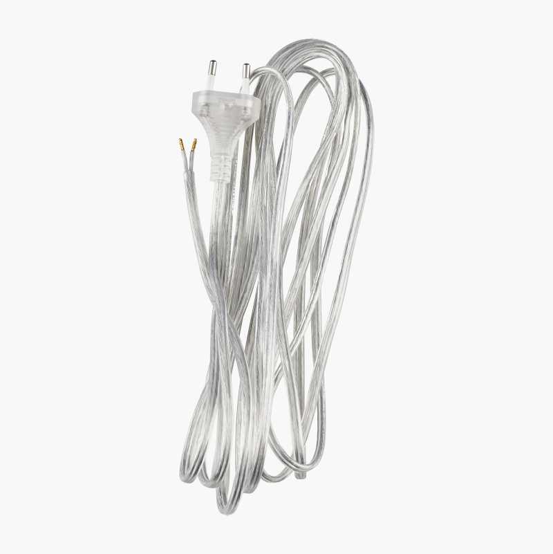 Ledningssett ujordet, transparent, 4 m v:4662969