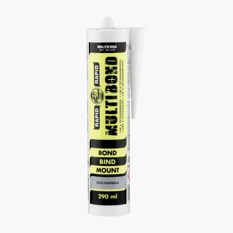 Multibond Rapid grå, 290 ml v:7241299