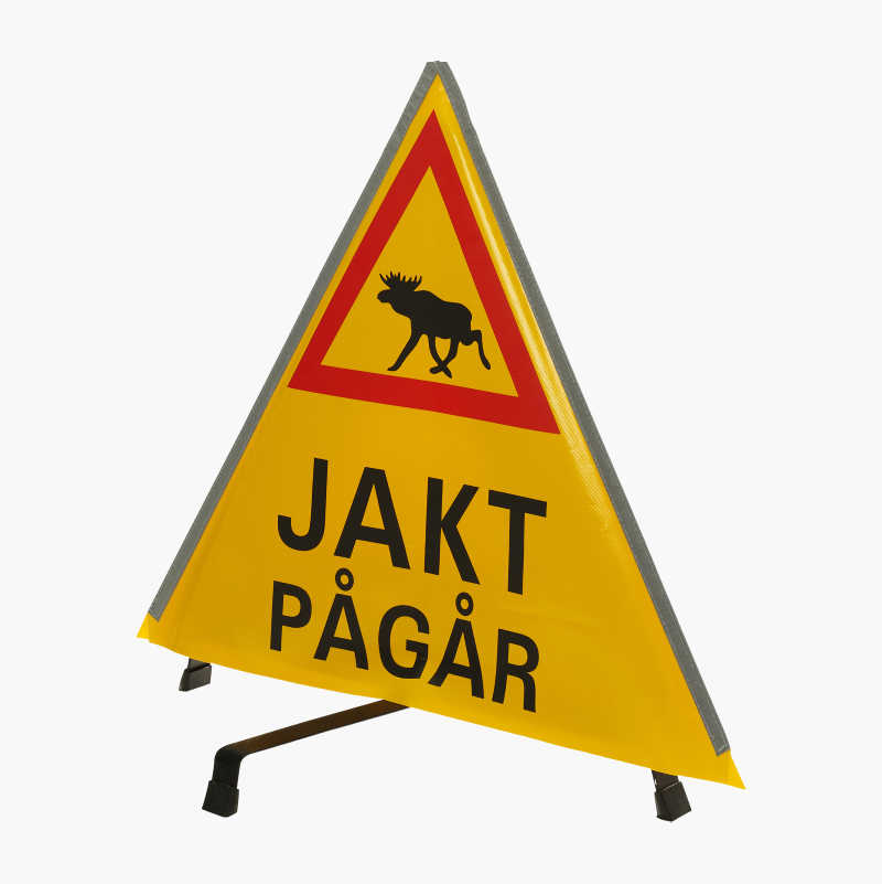 Varseltrekant ”Jakt pågår” v:2365082