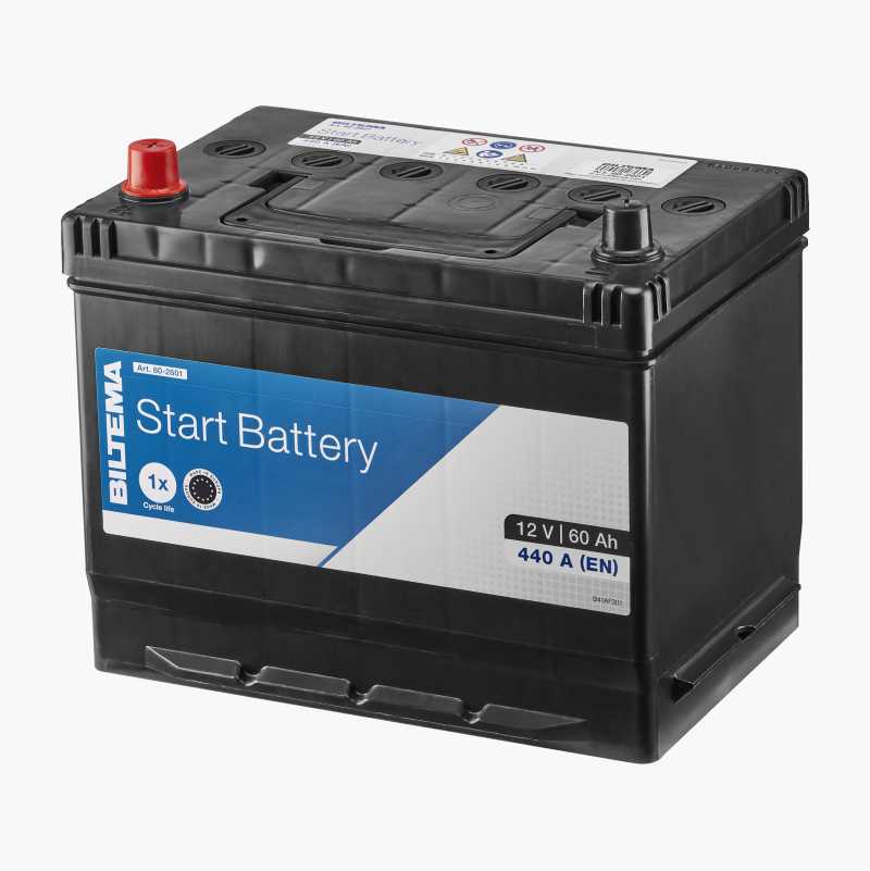 Startbatteri, 12 V, 60 Ah v:2442278 Startbatteri, 12 V, 60 Ah v:2442278