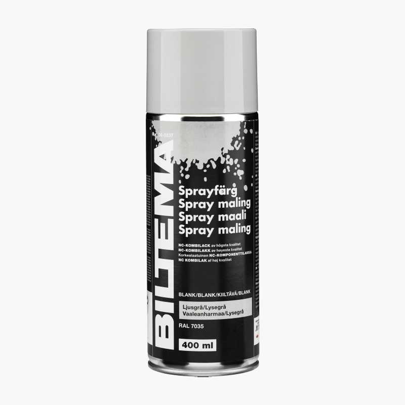 Spraymaling, blank, lys grå, 400 ml v:1652896