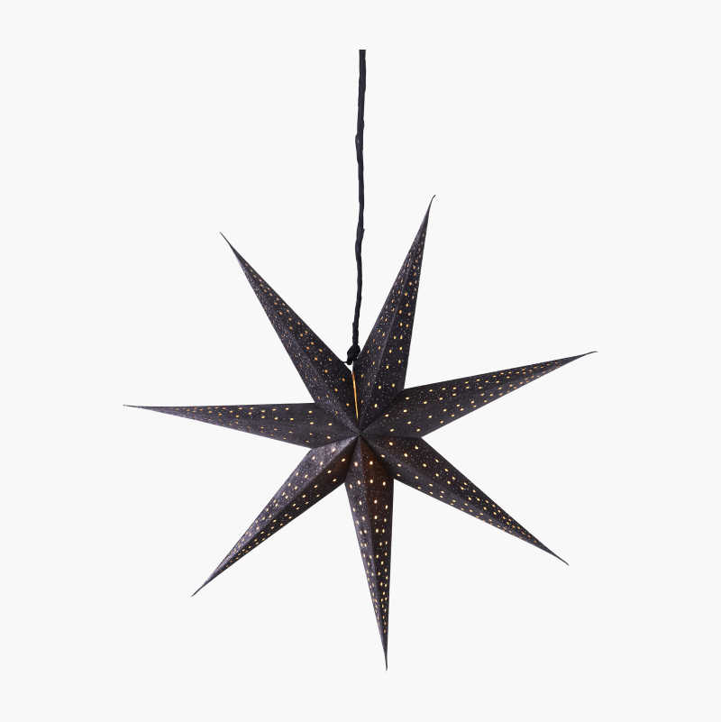 Adventsstjerne mørkegrå, 60 cm v:1835323 Adventsstjerne mørkegrå, 60 cm v:1835323