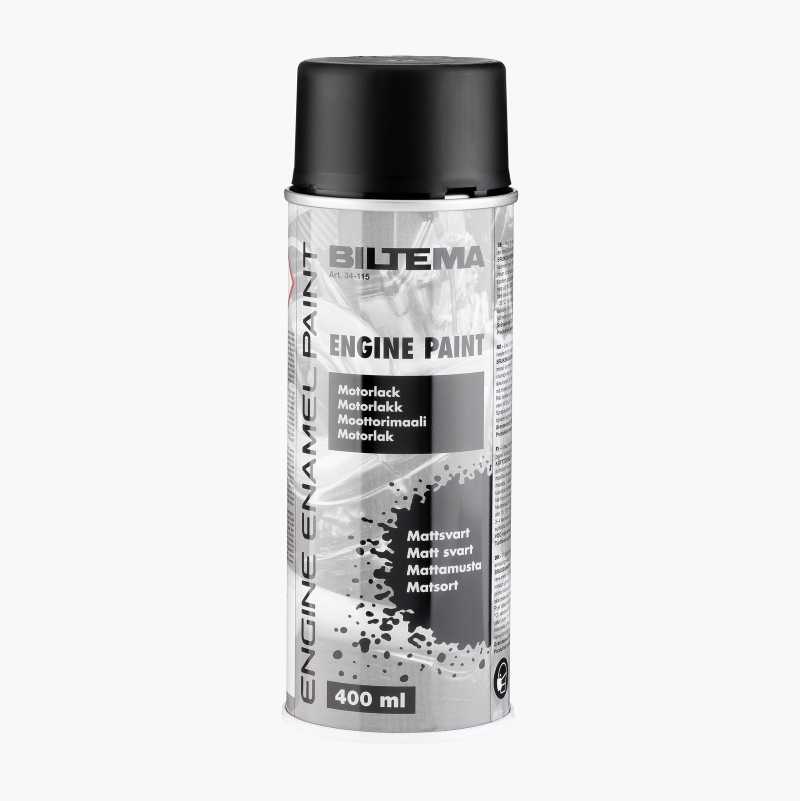 Motorlakk, mattsvart, 400 ml v:6028927 Motorlakk, mattsvart, 400 ml v:6028927