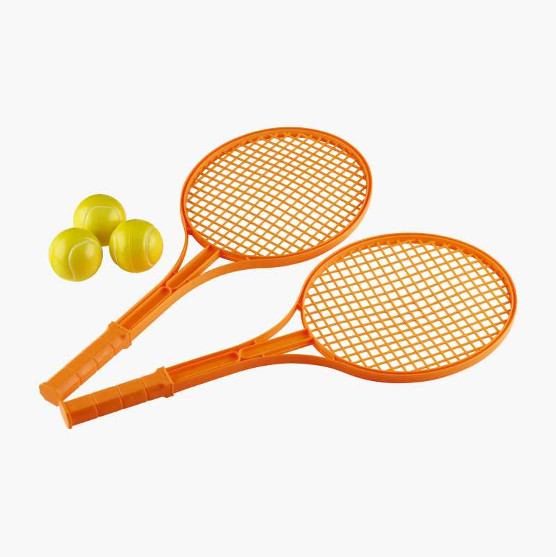 Myktennissett, 2 racketer, 3 baller v:1714137