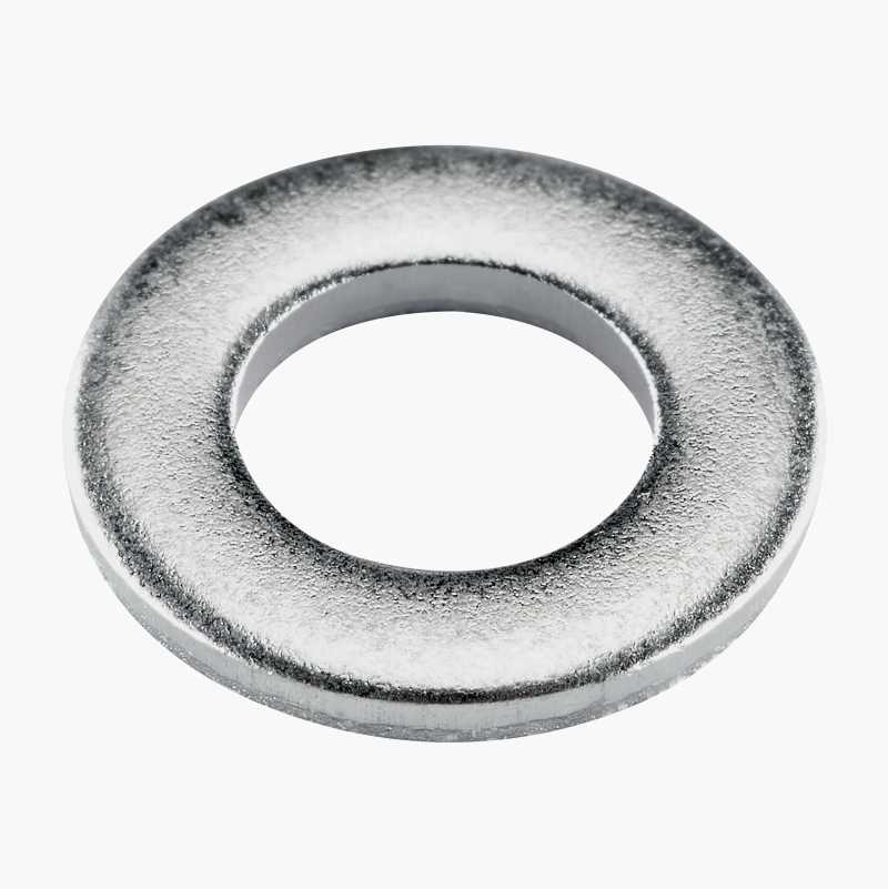 Rund skive M6 x 12 mm, elforsinket, 100 stk. v:5970845