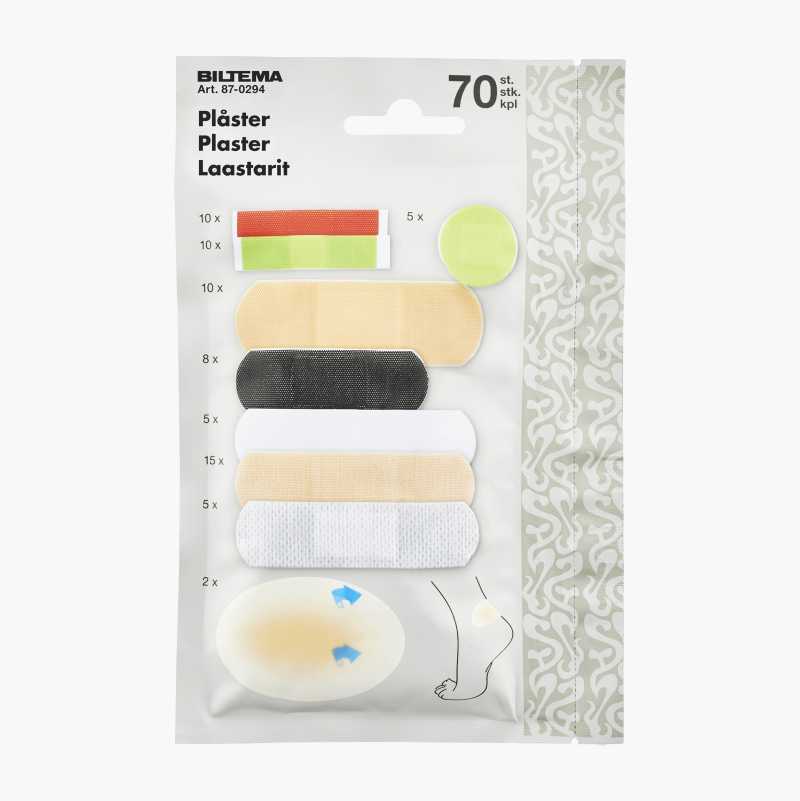 Plaster familiepakke, 70 stk. v:5647311