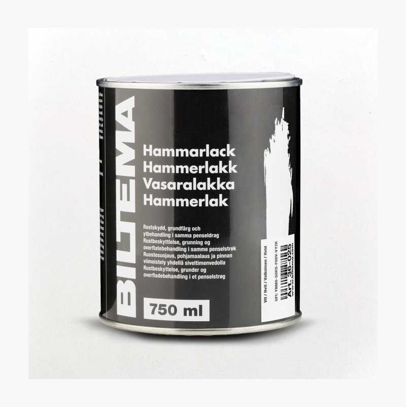 Hammerlakk, hvit, 0,75 L v:5925936 Hammerlakk, hvit, 0,75 L v:5925936