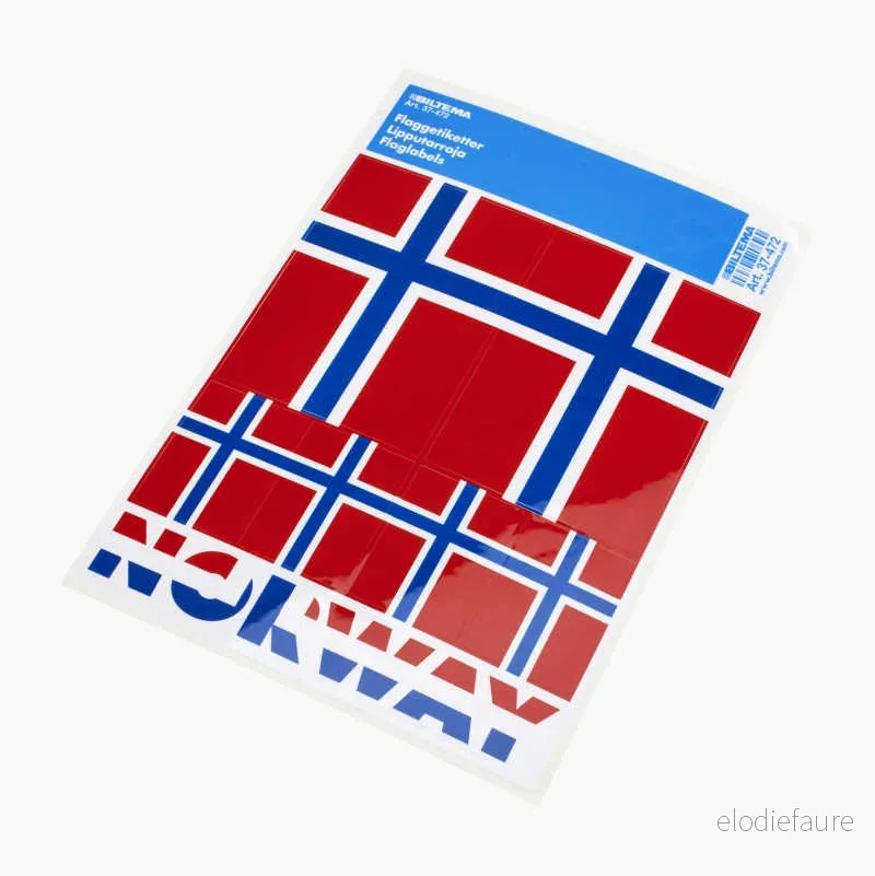 Flaggetiketter, Norge v:2096545