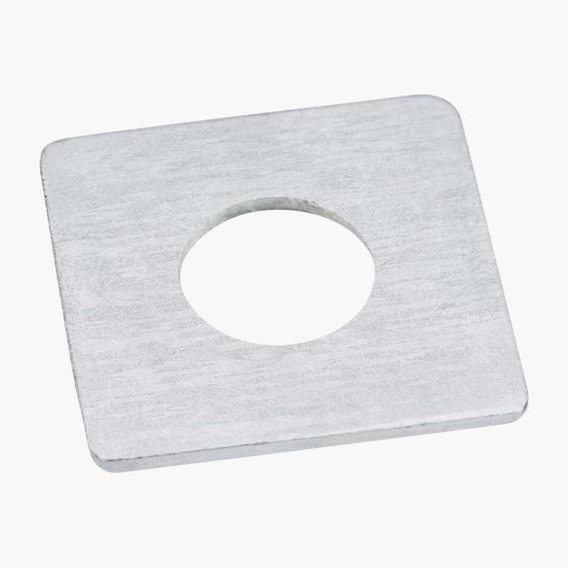 Firkantskive M21, 50 x 50 mm, elforsinket, 10 stk. v:9756420