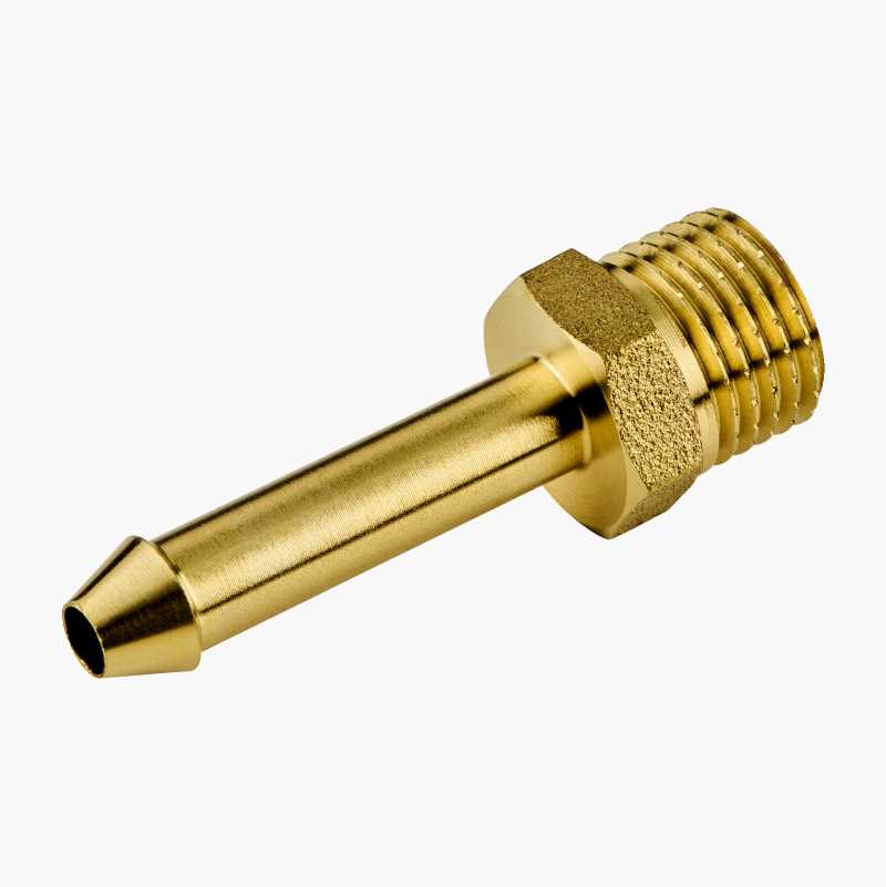 Slangenippel, 1/4 x 1/4" v:6258705 Slangenippel, 1/4 x 1/4" v:6258705